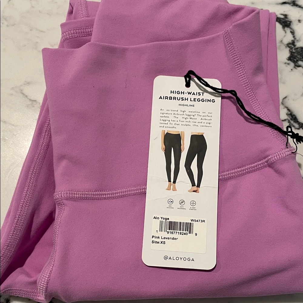 ALO Yoga Kids High-Waist Pink Leggings